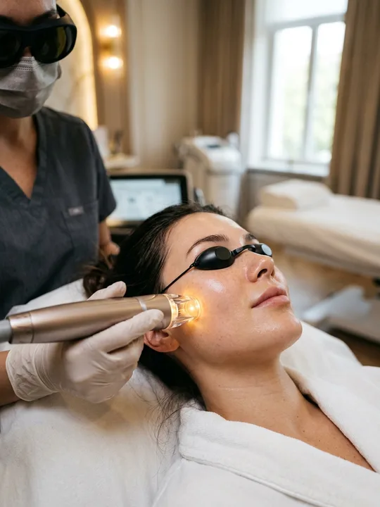 Fotorejuvenecimiento facial con luz pulsada y láser